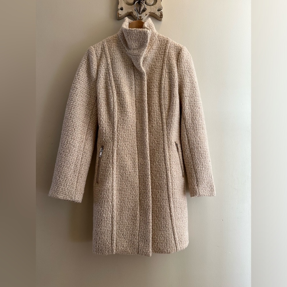 H&M Cream Coat size 2